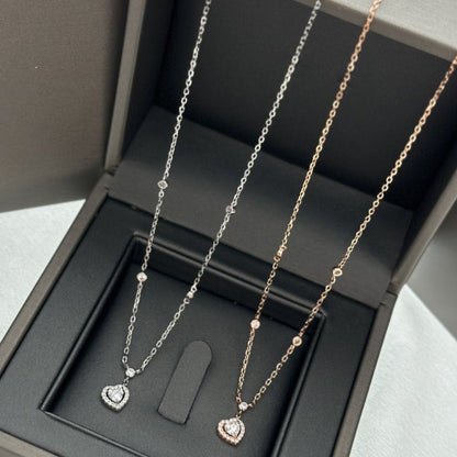 [⭐Seralia]JOY HEART DIAMOND NECKLACE