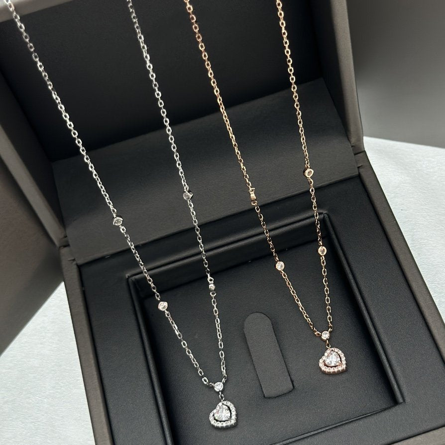 [⭐Seralia]JOY HEART DIAMOND NECKLACE