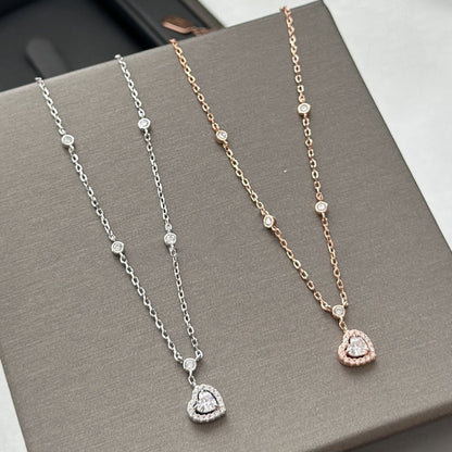 [⭐Seralia]JOY HEART DIAMOND NECKLACE