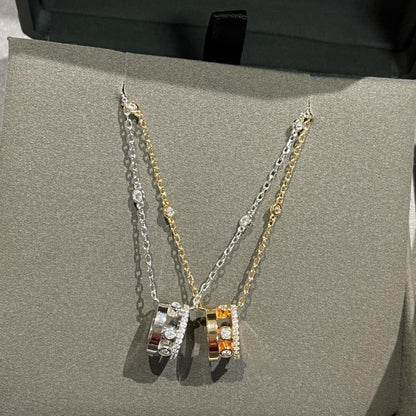 [⭐Seralia]CHAIN MOVE ROMANE PEDAND NECKLACE