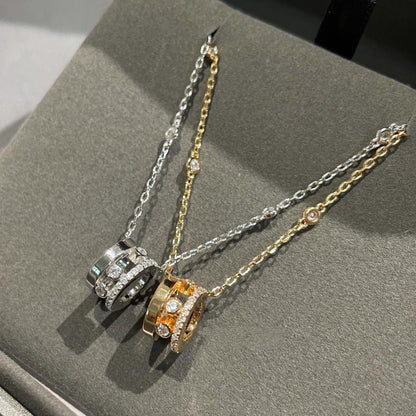 [⭐Seralia]CHAIN MOVE ROMANE PEDAND NECKLACE