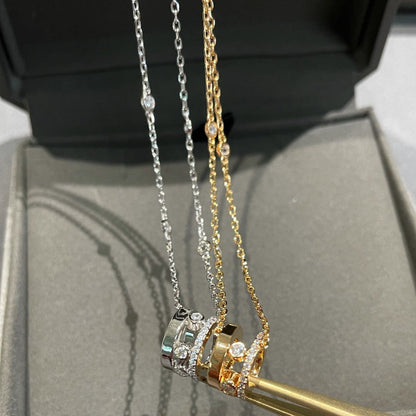 [⭐Seralia]CHAIN MOVE ROMANE PEDAND NECKLACE
