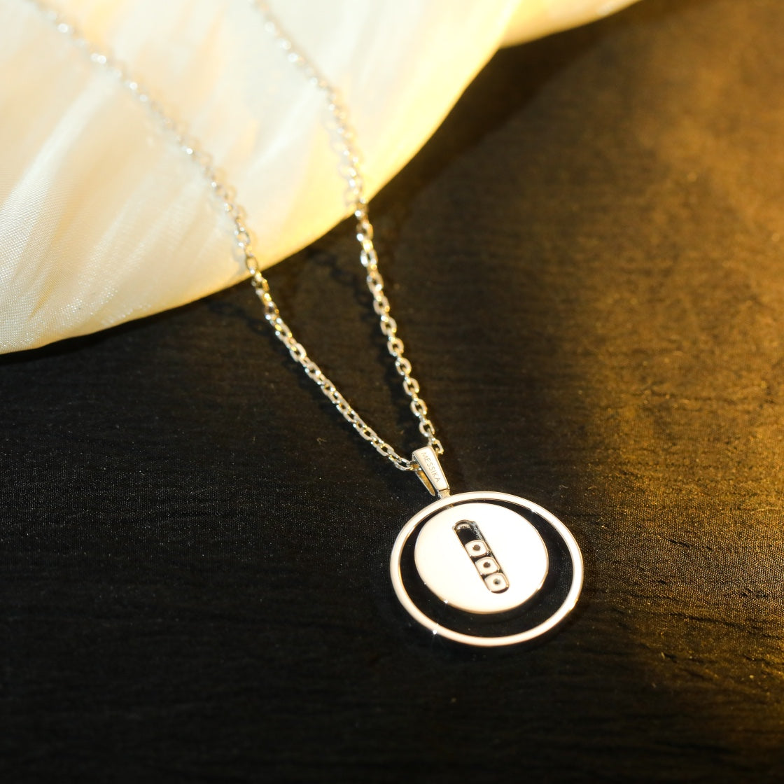 [⭐Seralia]Demo MOVE MM SILVER DIAMOND NECKLACE