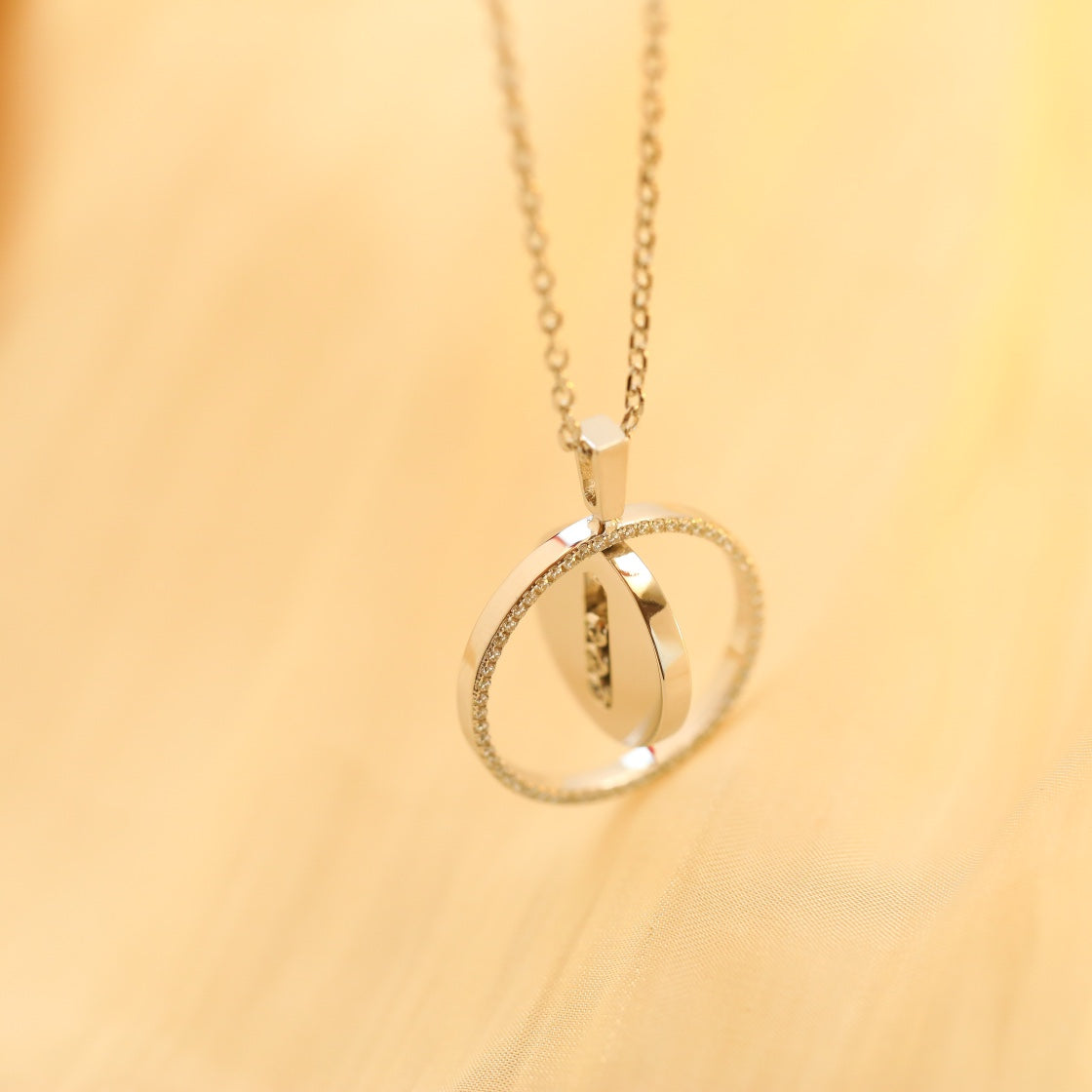 [⭐Seralia]Demo MOVE MM SILVER DIAMOND NECKLACE