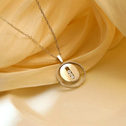 [⭐Seralia]Demo MOVE MM SILVER DIAMOND NECKLACE