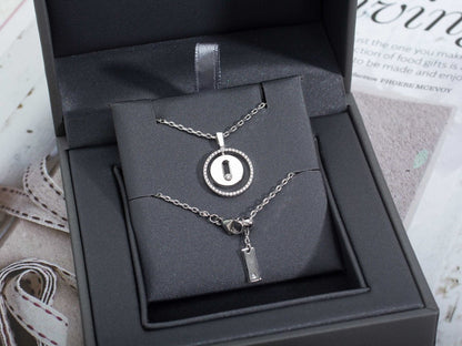 [⭐Seralia]Demo MOVE PM NECKLACE SILVER DIAMOND