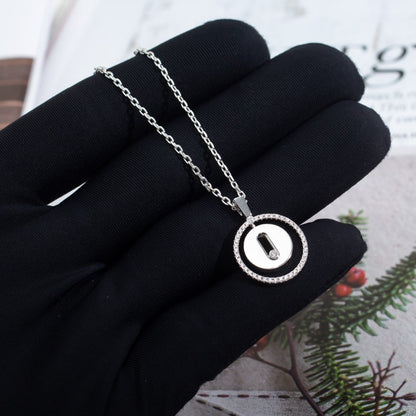 [⭐Seralia]Demo MOVE PM NECKLACE SILVER DIAMOND