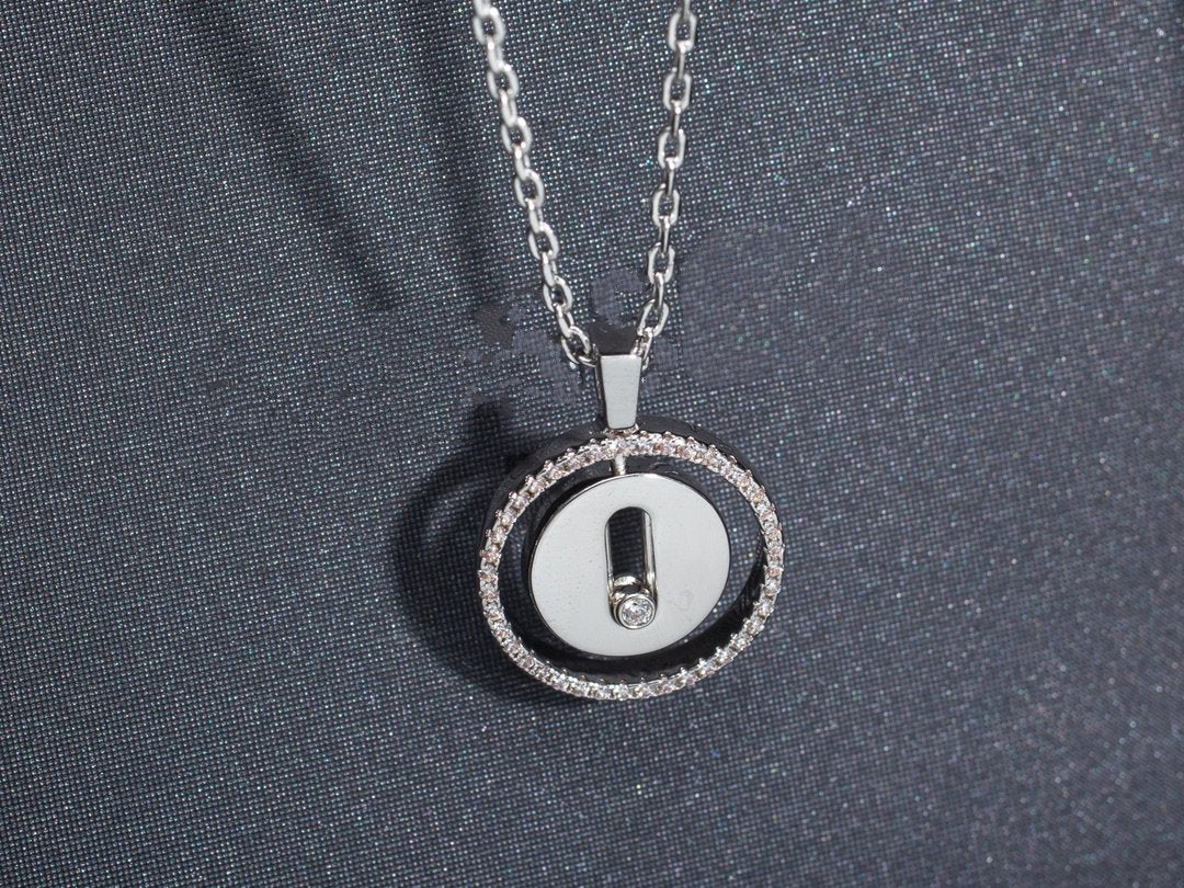 [⭐Seralia]Demo MOVE PM NECKLACE SILVER DIAMOND