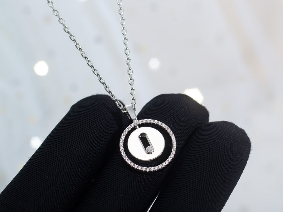 [⭐Seralia]Demo MOVE PM NECKLACE SILVER DIAMOND