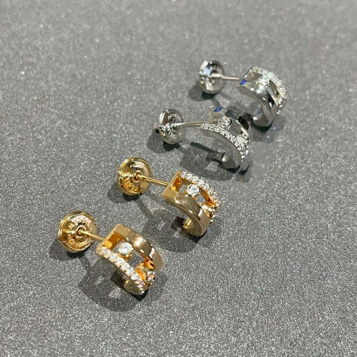 [⭐Seralia]MOVE ROMANE EARRINGS DIAMOND