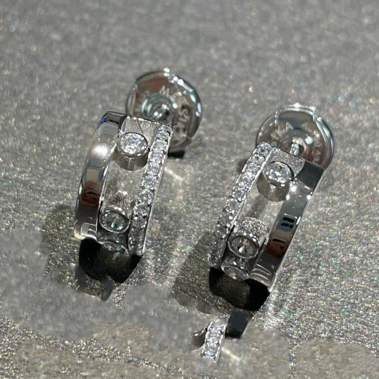 [⭐Seralia]MOVE ROMANE EARRINGS DIAMOND