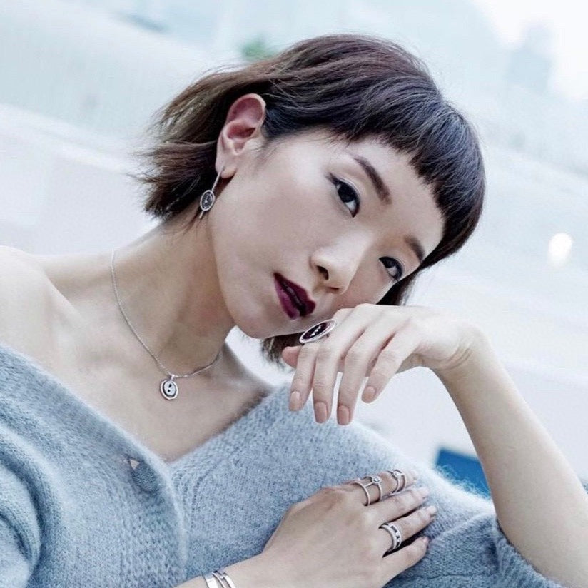 [⭐Seralia]Demo MOVE ARROW PINK GOLD DIAMOND EARRINGS