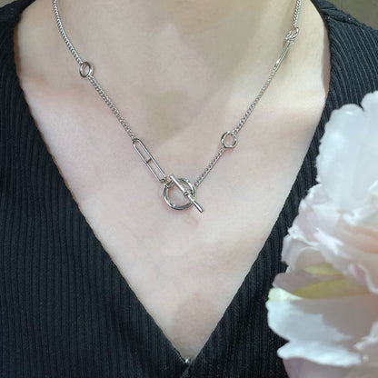 [⭐Seralia]HM STERLING CHAINE D'ANCRE HEART