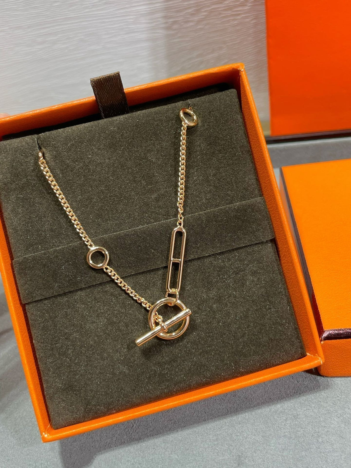 [⭐Seralia]HM STERLING CHAINE D'ANCRE HEART