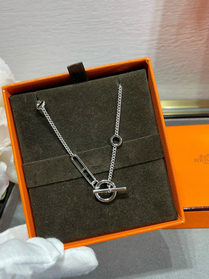 [⭐Seralia]HM STERLING CHAINE D'ANCRE HEART