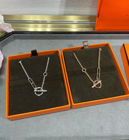 [⭐Seralia]HM STERLING CHAINE D'ANCRE HEART