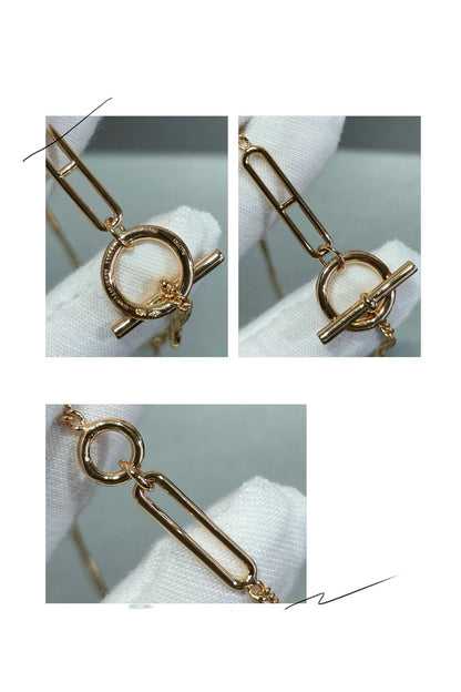 [⭐Seralia]HM STERLING CHAINE D'ANCRE HEART