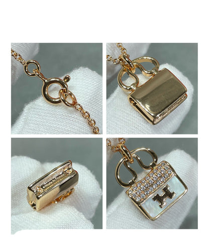 [⭐Seralia]H CIRCE MOISSANITE PENDANT NECKLACE GOLD