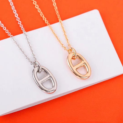 [⭐Seralia]HM PIG NOSE NECKLACE