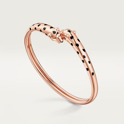[⭐Seralia]PANTHERE DOUBLE HEADED OPEN BRACELET