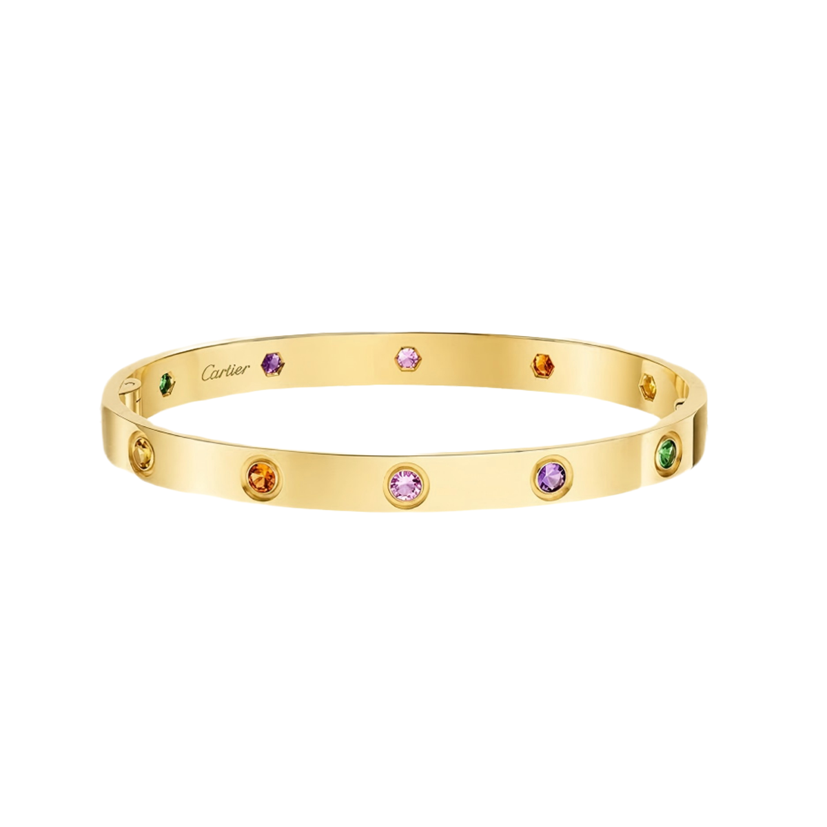 [⭐Seralia] 2026 RAINBOW LOVE BRACELET 6.1MM  10 DIAMONDS