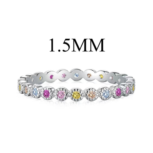 [Lucky Jewelry]Radiant Luckyling Round Cut Daily Ring