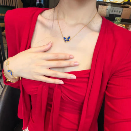 [⭐Seralia]  2026 NEW LUCKY BUTTERFLY 1 MOTIFS NECKLACE