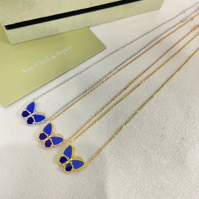 [⭐Seralia]  2026 NEW LUCKY BUTTERFLY 1 MOTIFS NECKLACE
