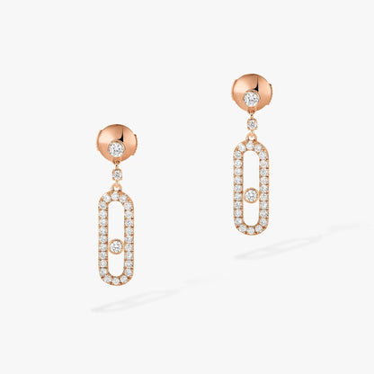 [⭐Seralia]DORMEUSES MOVE UNO DIAMOND EARRINGS