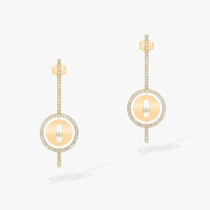 [⭐Seralia]Demo MOVE ARROW PINK GOLD DIAMOND EARRINGS