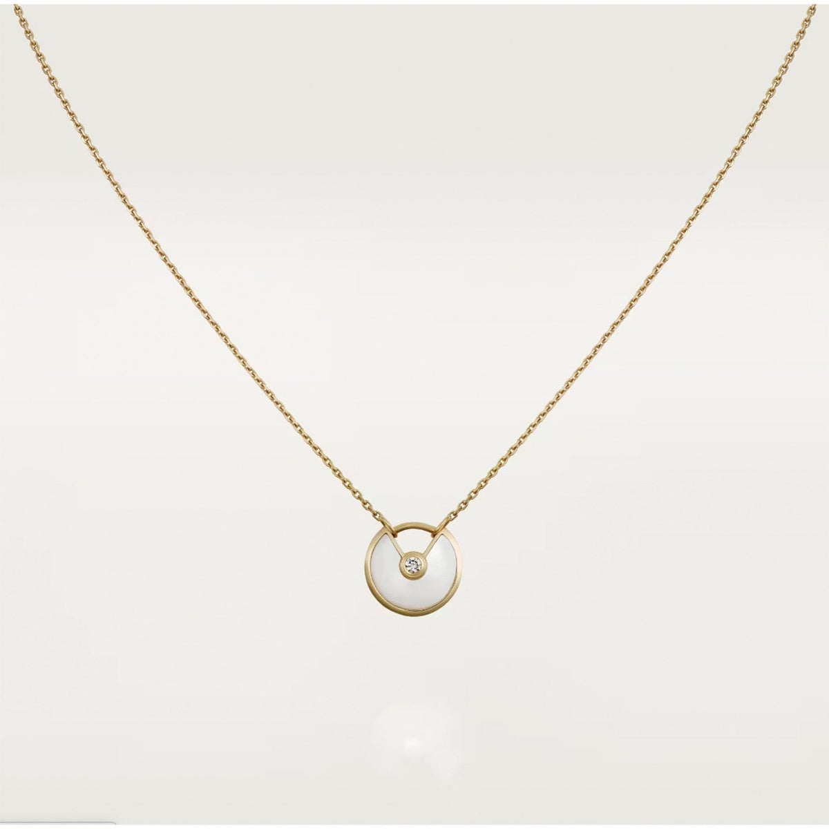 [⭐Seralia]AMULETTE ROSE GOLD MOP NECKLACE