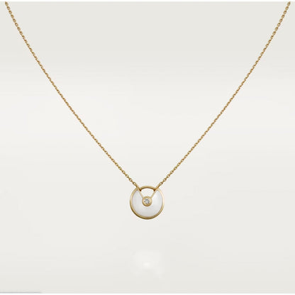 [⭐Seralia]AMULETTE ROSE GOLD MOP NECKLACE