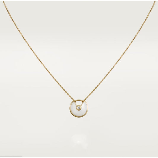 [⭐Seralia]AMULETTE ROSE GOLD MOP NECKLACE