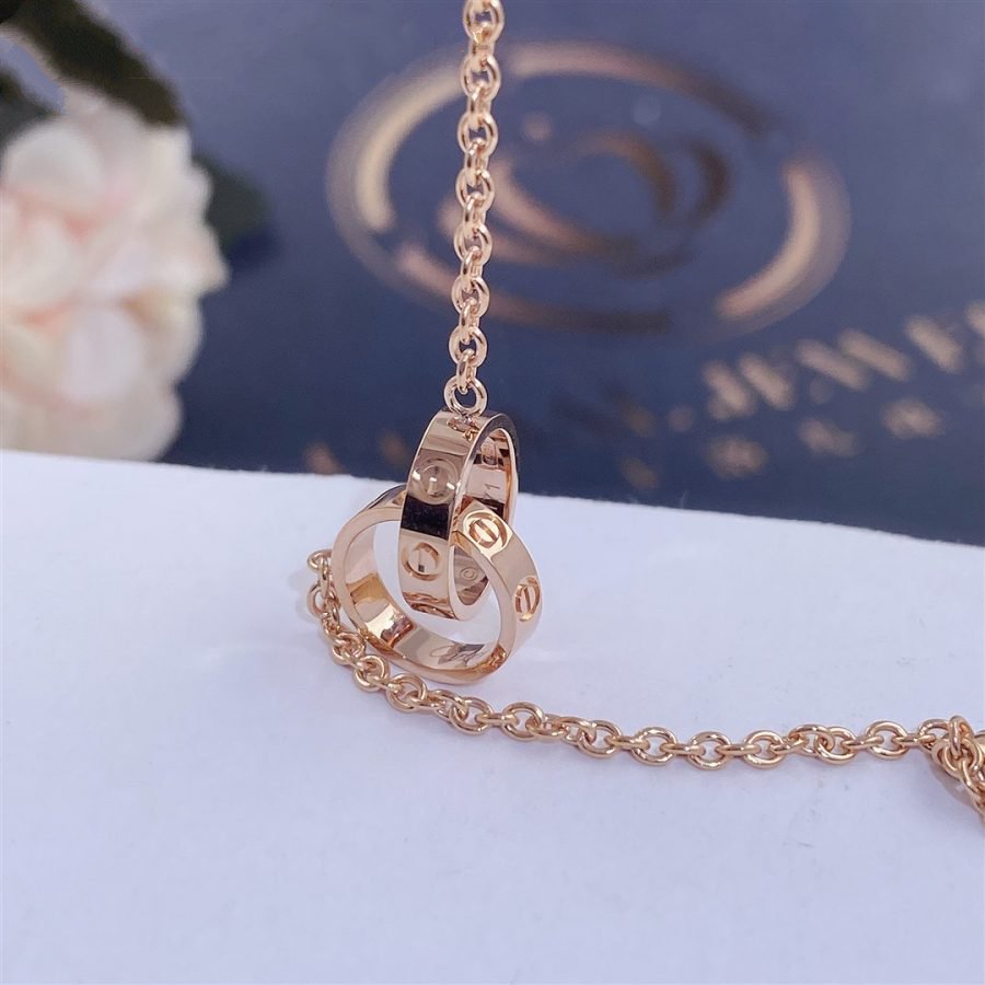 [⭐Seralia]LOVE BRACELET DOUBLE RING