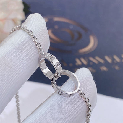 [⭐Seralia]LOVE BRACELET DOUBLE RING