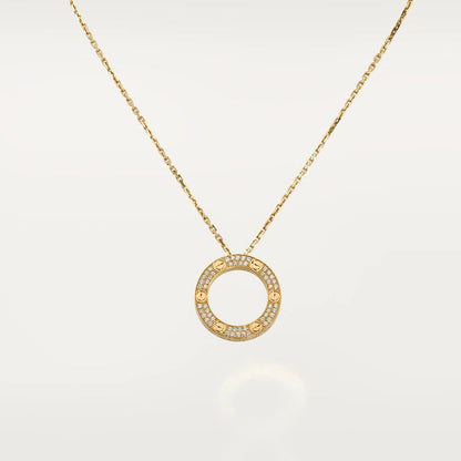 [⭐Seralia]LOVE NECKLACE ADJUSTABLE ROSE GOLD