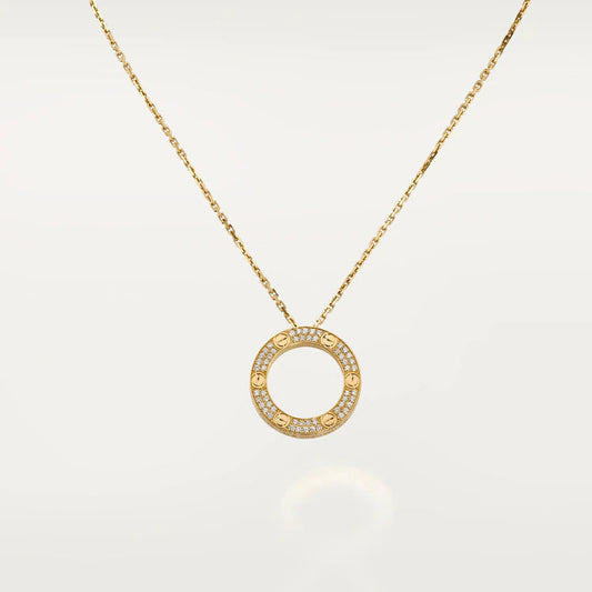 [⭐Seralia]LOVE NECKLACE ADJUSTABLE ROSE GOLD