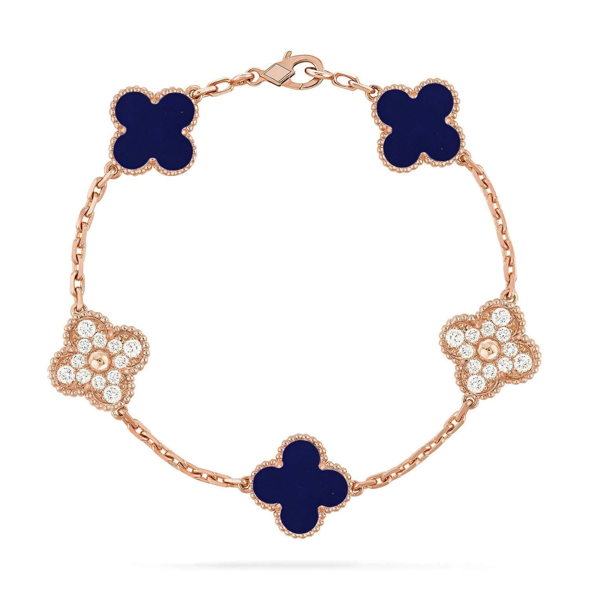 [⭐Seralia]CLOVER 5 MOTIF LAPIS LAZULI BRACELET COLLECTION