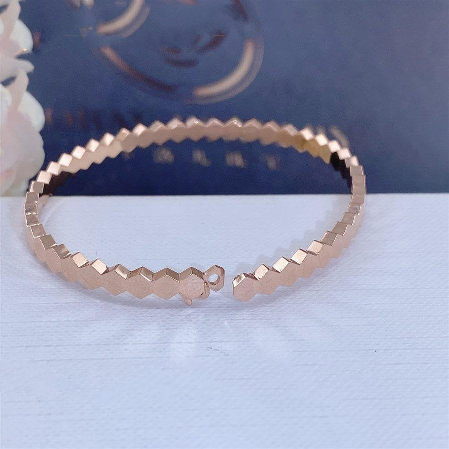 [⭐Seralia]BEE LOVE PINK GOLD BRACELET
