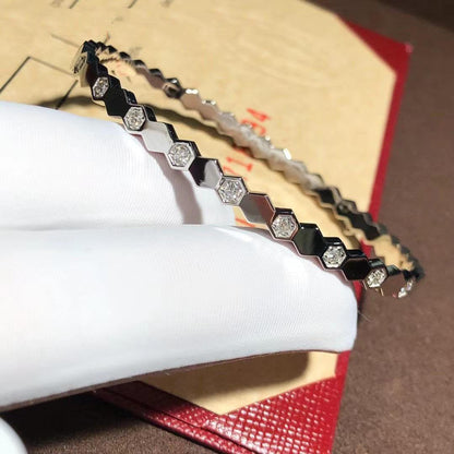 [⭐Seralia]BEE LOVE SILVER DIAMOND BRACELET