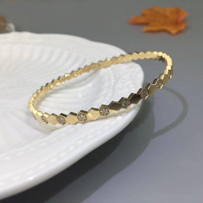 [⭐Seralia]BEE LOVE GOLD DIAMOND BRACELET