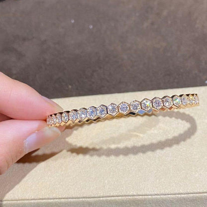 [⭐Seralia]BEE LOVE GOLD BRACELET FULL DIAMOND