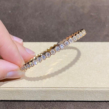 [⭐Seralia]BEE LOVE GOLD BRACELET FULL DIAMOND