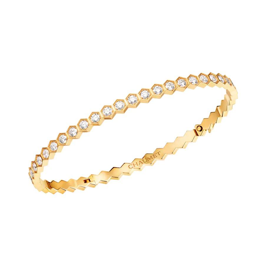 [⭐Seralia]BEE LOVE GOLD BRACELET FULL DIAMOND