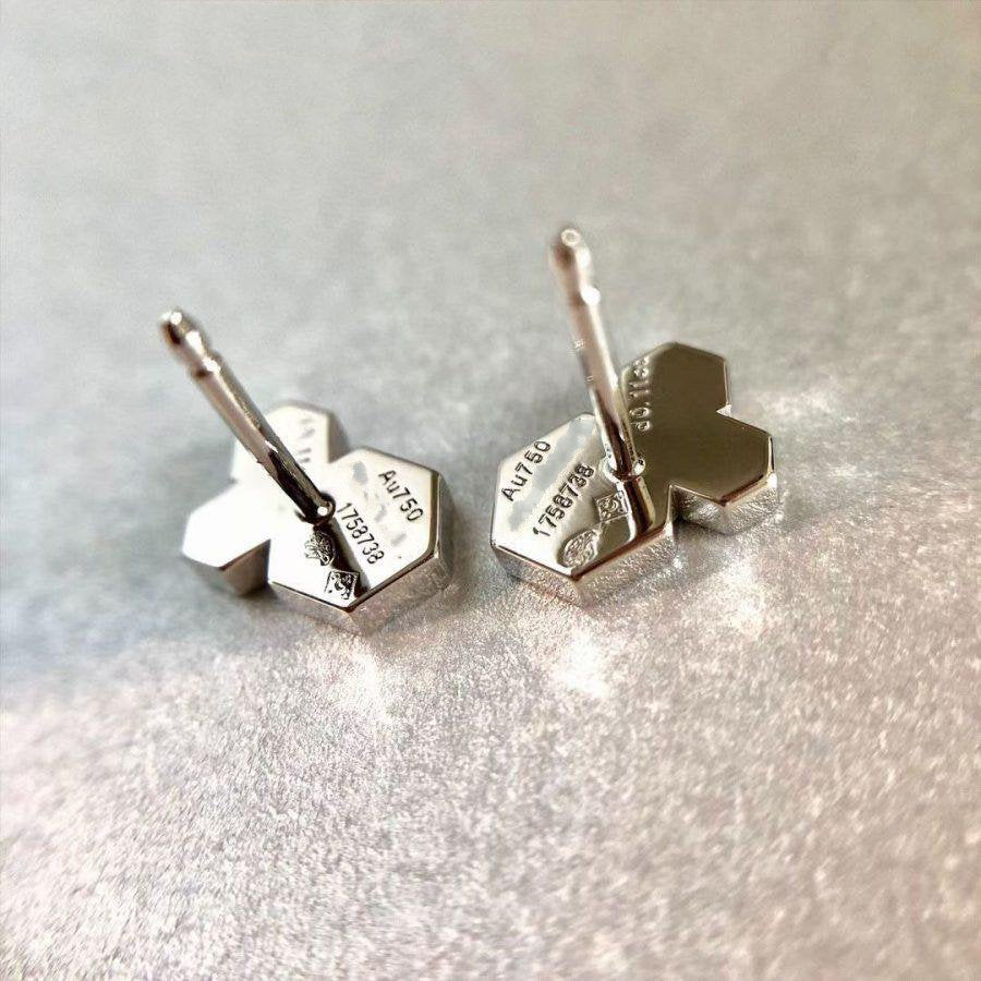 [⭐Seralia]BEE LOVE SILVER DIAMOND EARRINGS
