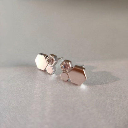 [⭐Seralia]BEE LOVE SILVER DIAMOND EARRINGS