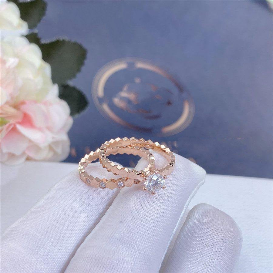[⭐Seralia]BEE LOVE RING PINK GOLD DIAMOND