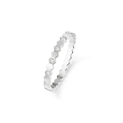 [⭐Seralia]BEE LOVE RING SILVER DIAMOND
