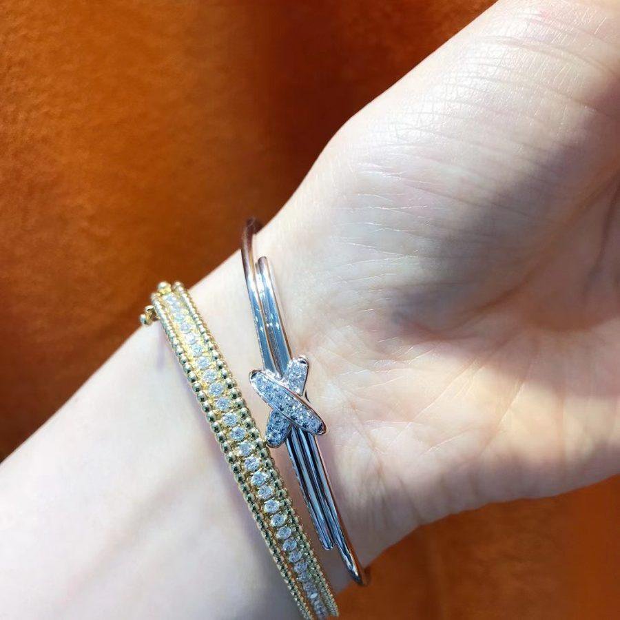 [⭐Seralia]JEUX DE BRACELET SILVER DIAMONDS