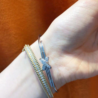 [⭐Seralia]JEUX DE BRACELET SILVER DIAMONDS